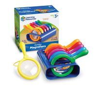 Learning Resources Primary Science Jumbo Magnifiers with Stand - 6 Pie