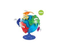 Learning Resources Puzzle Globe LER7735 - 7-Continent, Landmarks & Animals, Tactile Geography Puzzle for Ages 3+