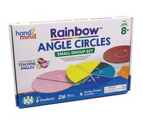 Learning Resources Rainbow Angle Circles (Set Of 6)