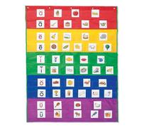 Learning Resources Rainbow Pocket Chart Classroom or Homeschool Supplies Ages 4+