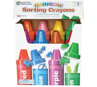 Learning Resources Rainbow Sorting Crayons Colour Sorting Set for Kids LER3070