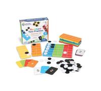 Learning Resources Rainbow Ten-Frames Classroom Set, Ages 5+, 10 Connectible Ten Frames and Counters, Maths Teaching Aids, Classroom Essentials