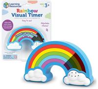 Learning Resources Rainbow Visual Timer for Kids, 5 Settings, Ages 3+