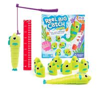 Learning Resources Reel Big Catch Fishing Game, Early Maths Game, Ages 3+ | Catch colourful expanding fish and measure every catch to learn length comparison, build dexterity and fine motor skills