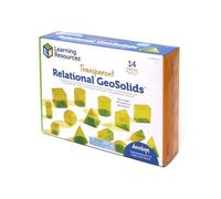 Learning Resources Relational GeoSolids 3D Maths Classroom Resource for Learning Shapes & Volume Ages 8+