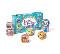 Learning Resources Rolling For Feelings Dice Game, Social Emotional Learning Activities, Ages 5+, 8 Pieces, Dice Games for Families, Emotion Games, Play Therapy Games for Kids, Mindfulness for Kids