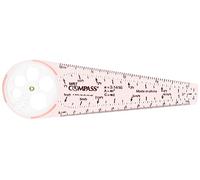 Learning Resources Safe-T Compass, Orange, Blister Card, Classroom Safety Compass, Geometric Tracer, Ages 8+