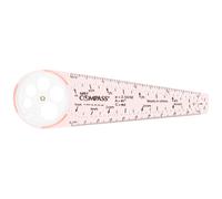 Learning Resources SAFE-T Compass Orange Blister Card Classroom Safety Compass Geometric Tracer Ages 8+