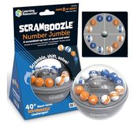 Learning Resources Scramboozle Number Jumble, Ages 6+, Maths Game for Kids, Teens & Adults, Travel Toy Brain Teaser Puzzle, Fast-Paced Number Matching and Mental Maths Play