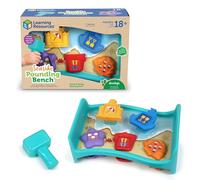 Learning Resources Seaside Pounding Bench, Interactive Educational Toy, Pounding Hammer Toy Game, Early Number Recognition Game, Ages 18 months+
