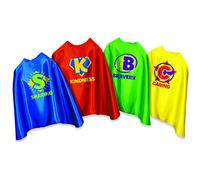 Learning Resources SEL Capes, Social Emotional Development, Language Skills, Hero Cape, One Size Fits All, 4 Capes, Ages 3+,Multi-Color