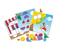 Learning Resources Shapes Don't Bug Me Geometry Activity Set 136 Pieces Ages 5+ Multicolor