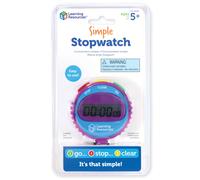 Learning Resources Simple 3 Button Stopwatch, Ages 5+, Kids Stopwatch for Science Investigations, Maths Timer, Classroom Tool, Gifts for Kids
