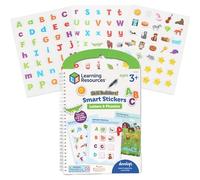 Learning Resources Skill Builders Smart Stickers Letters & Phonics, Alphabet Stickers, Reusable Sticker Book, Preschool Classroom Must Haves, Montessori busy books, Homeschool Learning, Ages 3+