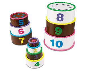 Learning Resources Smart Snacks Stack & Count Layer Cake- Numbers & Counting