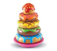 Learning Resources Smart Snacks Stack 'em Up Doughnuts, 5 Colorful Donuts, Ages 2+