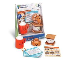 Learning Resources S'mores Break!TM Sensory Fidget Activity Set, Social Emotional Learning, Calming Toys, SEL Skills, Ages 3+,19 Pieces