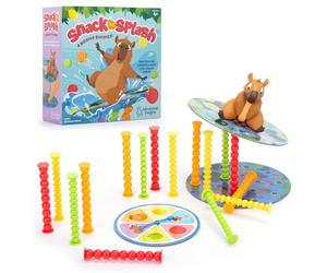 Learning Resources Snack or Splash Capybara Game, Ages 4-8, Balance Board Game for Kids, Colour Matching Strategy Play, Fine Motor Skills and Family Games