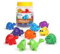 Learning Resources Snap-n-Learn Matching Dinos - 18 Pieces, Ages 18+ Months Toddler Fine Motor Toys, Counting & Sorting Toy, Shape Sorting, Dinosaurs Toys, Sensory Bin Toys