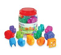 Learning Resources Snap-n-Learn Shape Snails, Toddler Activities, Educational Toys, Set Colour, Teaching Toys, 20 Pieces, Age 18 Months+, LER6722, Multicolor