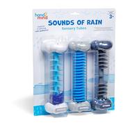 Learning Resources Sounds of Rain Sensory Tubes, Toys for 3 Year Old Boys and Girls, Calming Fidget, 3 Sounds, Snow, Rain and Thunderstorm