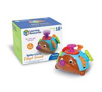 Learning Resources Spike the Fine Motor Hedgehog Fidget Friend, Fidget Toy, Tactile Toy for Toddlers & Preschoolers, 6 Fidget Activities, Ages 18 mos+