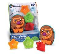 Learning Resources Spike the Fine Motor Hedgehog Splashin Bath Friends, 4 Pieces, Ages 2+, Toddler Learning Toys, Baby Toys, Toddler Bathtub, Bath Toy, Pool Toys, Water Toys