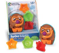 Learning Resources Spike the Fine Motor Hedgehog Splashin Bath Friends, 4 Pieces, Ages 2+, Toddler Learning Toys, Baby Toys, Toddler Bathtub, Bath Toy, Pool Toys, Water Toys