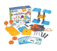 Learning Resources STEM Explorers Bridge Builders, 72 Pieces, Ages 5+, STEM Toys, STEM Building Toys, STEM Kits, Kids STEM Projects, Built It Yourself Toys