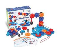 Learning Resources STEM Explorers™ Machine Makers, 60 Pieces, Ages 5+, STEM Toys, STEM Building Toys, STEM Kits, Engineering Toys, Build It Yourself Toys