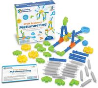 Learning Resources STEM Explorers Motioneering, 8 STEM Challenges, Build a Wind