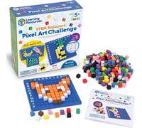 Learning Resources STEM Explorers Pixel Art Challenge, 402 Pieces, Ages 5+, STE