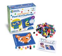 Learning Resources STEM Explorers Pixel Art Challenge, 402 Pieces, Ages 5+, STEM Toys For Kids, Coding Basics For Kids, STEM Activities For Classroom
