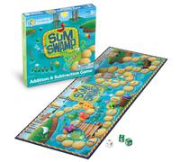 Learning Resources Sum Swamp Game, Ages 5+, Addition & Subtraction Board Game, Fun Maths Games with Dice and Counters