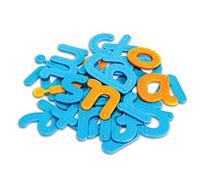 Learning Resources Tactile Letters - Set of 26, Speech Therapy Toy, Kids Alphabet, Classroom and Home Learning, Self Checking Letters, Messy Play Learning