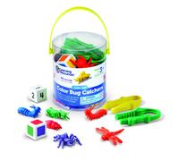 Learning Resources Take 10! Color Bug Catchers Fine Motor Skills for 2-4 Players Ages 3+