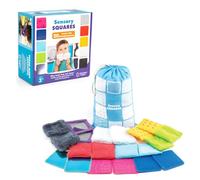 Learning Resources Teachable Touchables Textures Squares, 2.5 x 9.5 x 9.5 inches