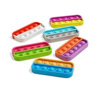 Learning Resources Ten Frame Sensory Bubble Poppers, Ten Frame for Math, Push Pop Fidget Toy, Fine Motor Skills Toys, Pop for Counting, Focus Tools for Kids, Quiet Fidgets for Classroom (Set of 6)