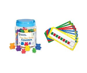 Learning Resources The Original Three Bear Family Basic Six Colour Rainbow Count