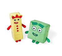 Learning Resources Numberblocks Three & Four Playful Pals, Ages 18m+, Soft Plush Toys for Girls & Boys, Cuddly TV-Inspired Figures, Gifts For Kids