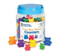 Learning Resources Three Bear Family Counters - 96 Pieces. Ages 3+ Pre