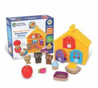 Learning Resources Three Bear Family Storytime Picnic, Ages 18 Months+, Toddler Educational Toy, Peekaboo Counting & Language Skills