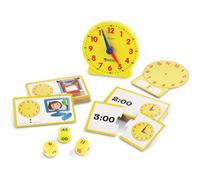 Learning Resources Time Activity Set, Ages 5-7, Teaching Time Toy, Learn to Tell Time, Homeschool Clock Kit, Analogue & Digital Activities