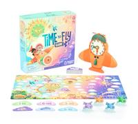 Learning Resources Time to Fly Clock Game, Toys for 4 Year Old Boy and Girls, Telling the Time Clock Game, For 2 to 4 Players, 62 Pieces