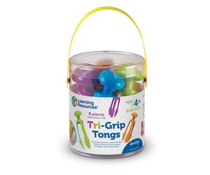 Learning Resources Tri-Grip Tongs x 6 - Children's Pencil Grip Finger Practice