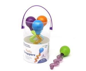 Learning Resources Twisty Droppers Set of 4, Ages 2+, Fine Motor and Hand Strength Development, Water Play and Early Science Exploration