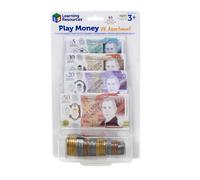 Learning Resources UK Play Money Assortment, Ages 3-7, Realistic Coins & Notes, Supports Money Recognition & Maths Skills