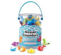 Learning Resources Under the Sea Ocean Counters, Tub of 72 (Packaging May Vary)
