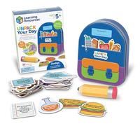 Learning Resources Unpack Your Day Conversation Kit - Social Emotional Learning Games for Kids Ages 5+, Conversation Starters for Kids,Educational Toys ,Birthday Gifts for Boys and Girls