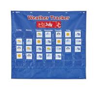 Learning Resources Weather Tracker Pocket Chart, Ages 5+, Learn About Weather, Classroom Essentials for Teachers, Classroom Resources